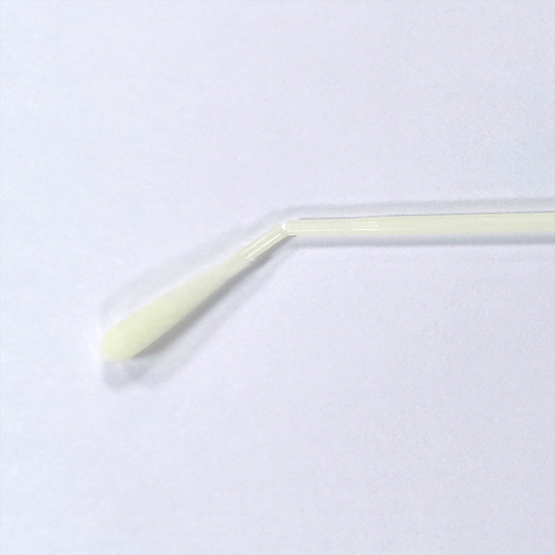 Recolección flocada de nailon estéril desechable que prueba hisopos de garganta para muestreo de virus