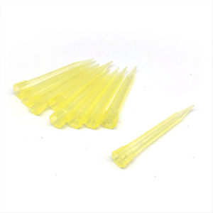 Puntas de pipeta de filtro amarillo de plástico estéril desechable de 200 ml
