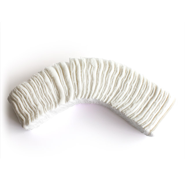 Algodón 100% absorbente de alta calidad con pliegues de algodón en zig-zag