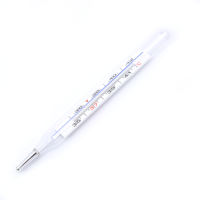 Termómetro de vidrio sin mercurio para axilas orales para el hogar clínico